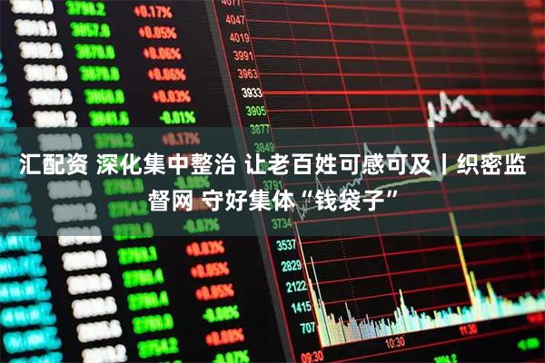 汇配资 深化集中整治 让老百姓可感可及丨织密监督网 守好集体“钱袋子”